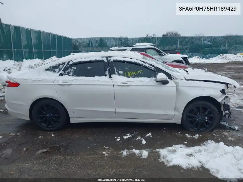 3FA6P0H75HR189429 2017 Ford Fusion Se