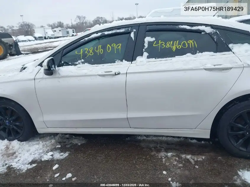 3FA6P0H75HR189429 2017 Ford Fusion Se