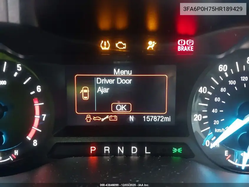 3FA6P0H75HR189429 2017 Ford Fusion Se