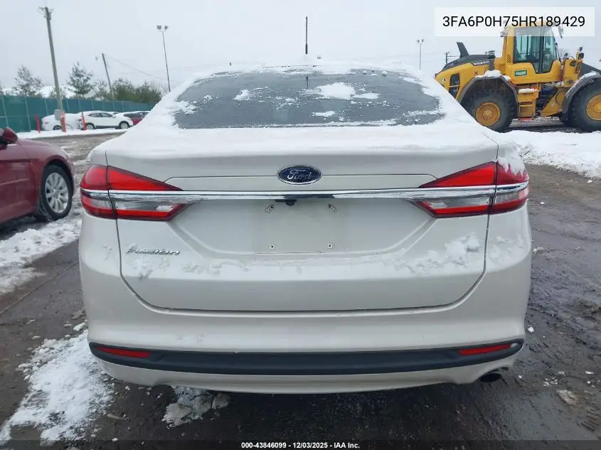 3FA6P0H75HR189429 2017 Ford Fusion Se