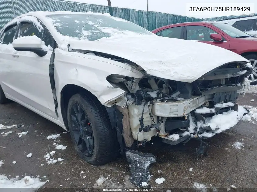 3FA6P0H75HR189429 2017 Ford Fusion Se