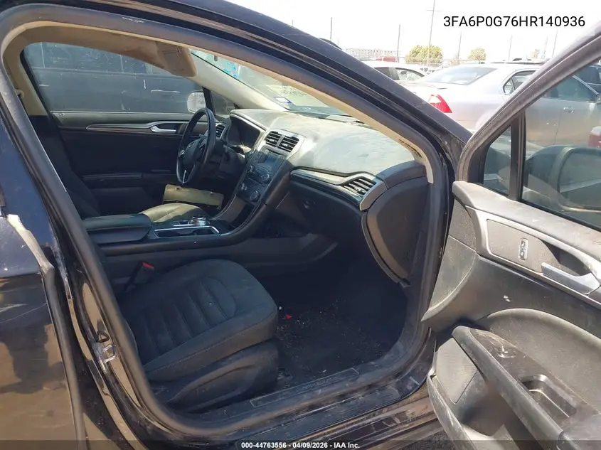 3FA6P0G76HR140936 2017 Ford Fusion S