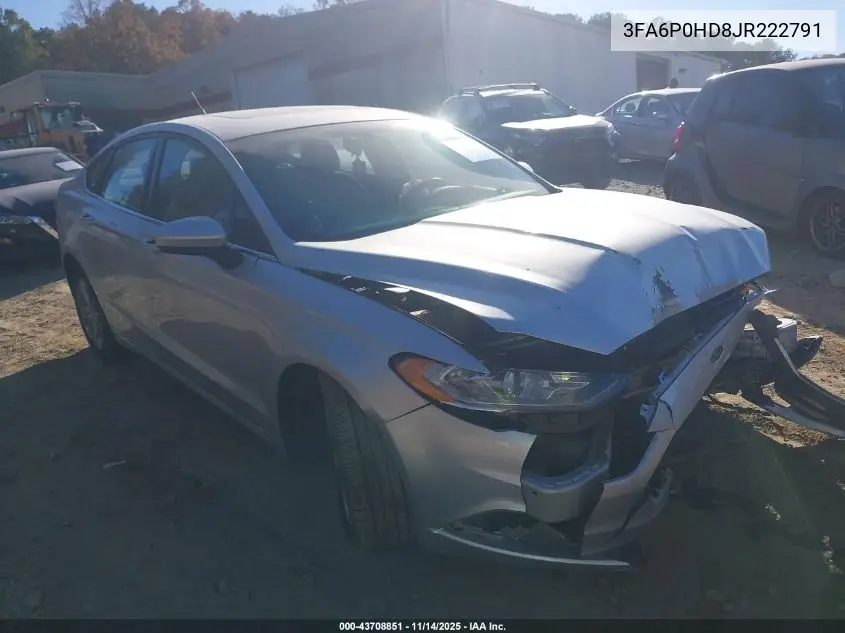 3FA6P0HD8JR222791 2018 Ford Fusion Se
