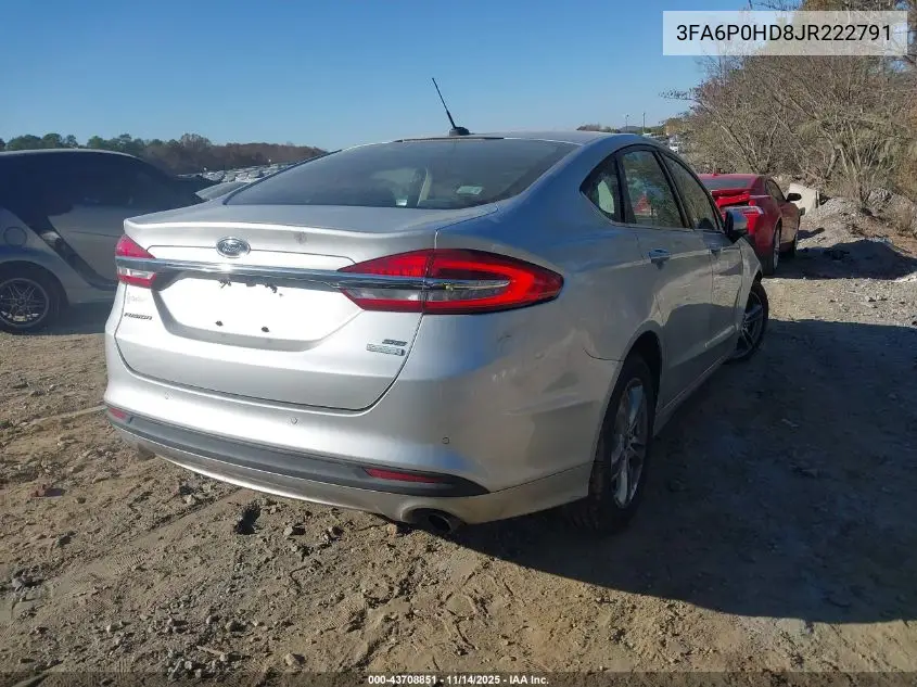 3FA6P0HD8JR222791 2018 Ford Fusion Se