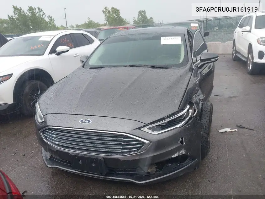 2018 Ford Fusion Hybrid Titanium VIN: 3FA6P0RU0JR161919 Lot: 45665546