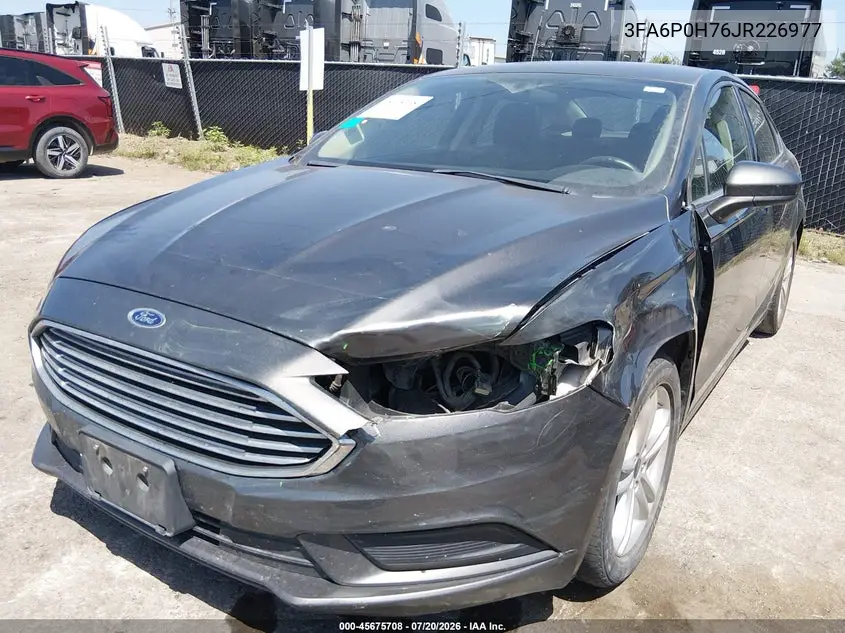 2018 Ford Fusion Se VIN: 3FA6P0H76JR226977 Lot: 45675708