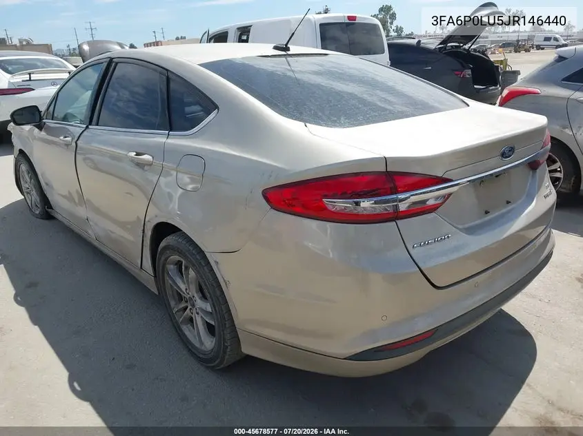 2018 Ford Fusion Hybrid Se VIN: 3FA6P0LU5JR146440 Lot: 45678577