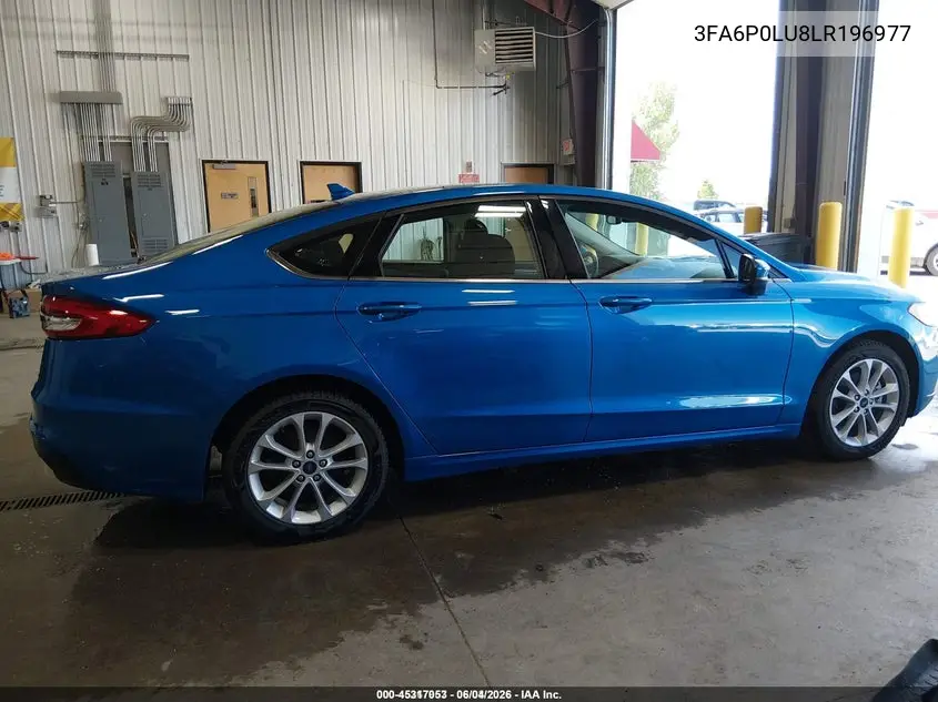 2020 Ford Fusion Hybrid Se VIN: 3FA6P0LU8LR196977 Lot: 45317053