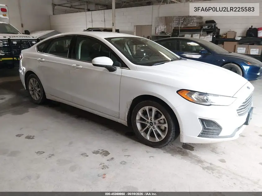 2020 Ford Fusion Hybrid Se VIN: 3FA6P0LU2LR225583 Lot: 45360060
