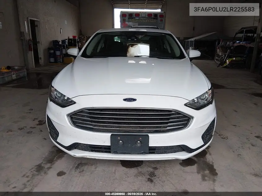 2020 Ford Fusion Hybrid Se VIN: 3FA6P0LU2LR225583 Lot: 45360060