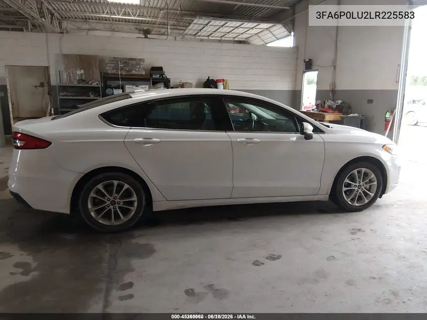 2020 Ford Fusion Hybrid Se VIN: 3FA6P0LU2LR225583 Lot: 45360060