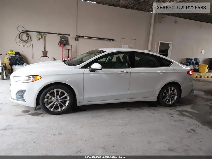 2020 Ford Fusion Hybrid Se VIN: 3FA6P0LU2LR225583 Lot: 45360060