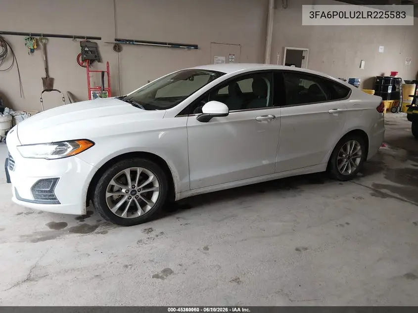 2020 Ford Fusion Hybrid Se VIN: 3FA6P0LU2LR225583 Lot: 45360060