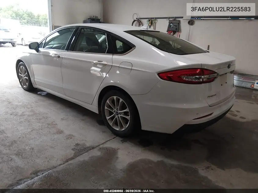 2020 Ford Fusion Hybrid Se VIN: 3FA6P0LU2LR225583 Lot: 45360060