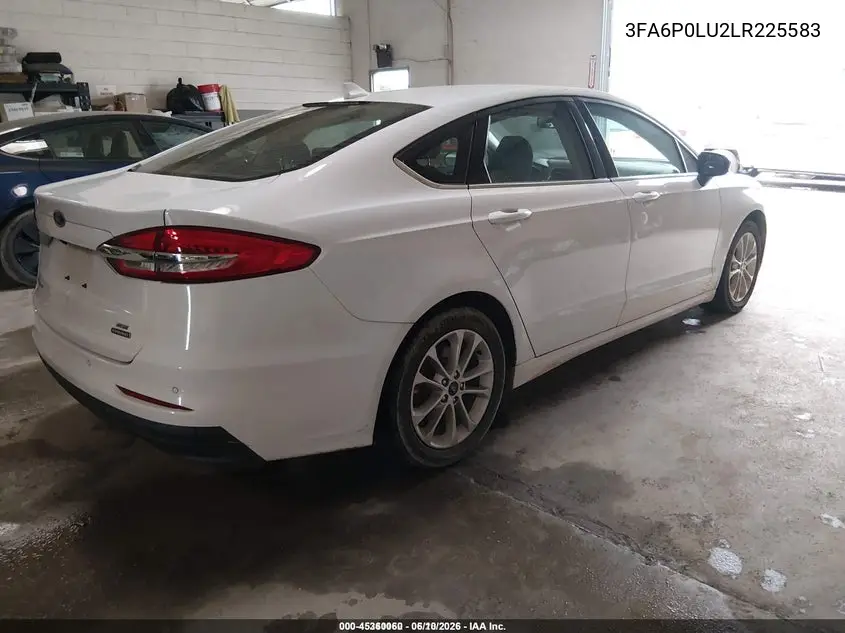 2020 Ford Fusion Hybrid Se VIN: 3FA6P0LU2LR225583 Lot: 45360060