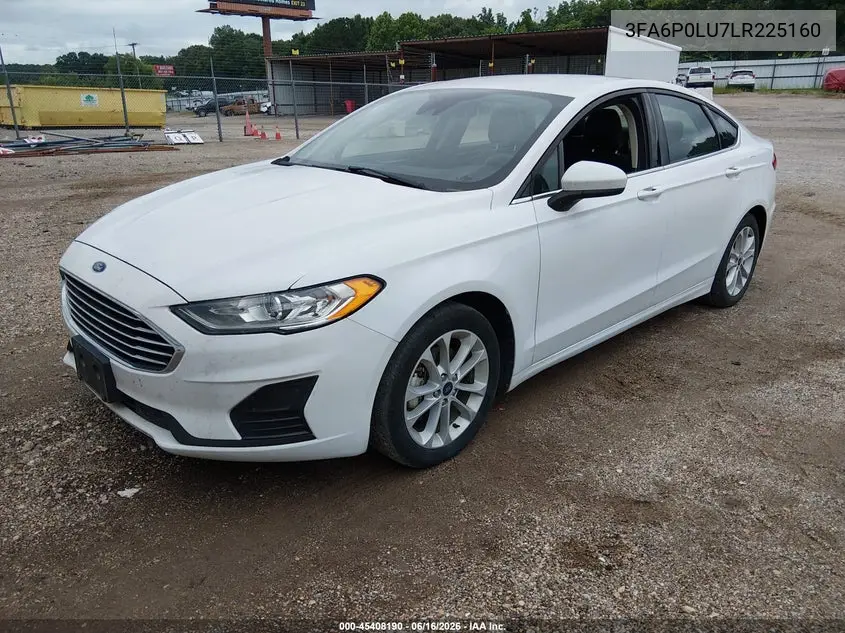 2020 Ford Fusion Hybrid Se VIN: 3FA6P0LU7LR225160 Lot: 45408190