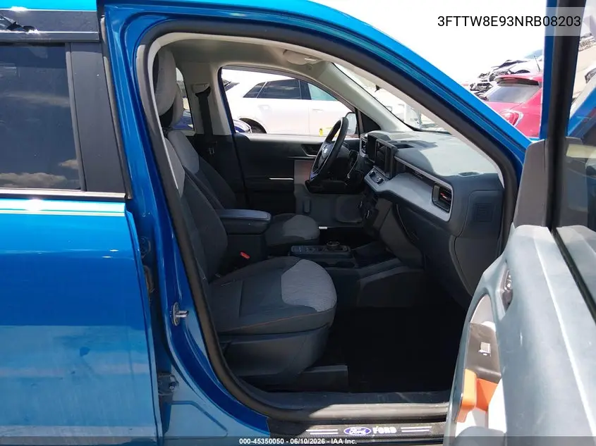 2022 Ford Maverick Xlt VIN: 3FTTW8E93NRB08203 Lot: 45350050