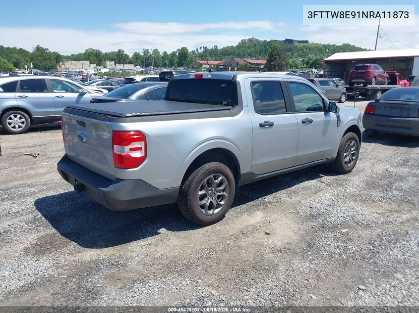 2022 Ford Maverick Xlt VIN: 3FTTW8E91NRA11873 Lot: 45428167