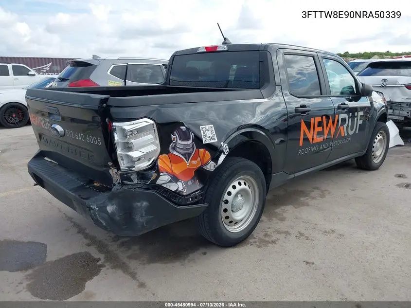 2022 Ford Maverick Xl VIN: 3FTTW8E90NRA50339 Lot: 45480994