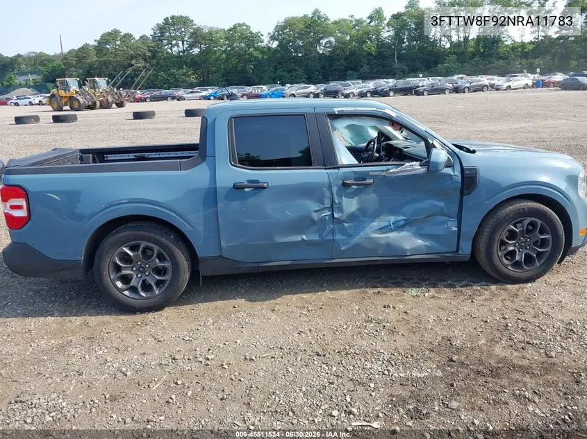 2022 Ford Maverick Xlt VIN: 3FTTW8F92NRA11783 Lot: 45511534