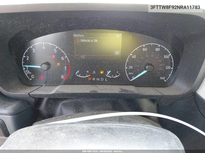 2022 Ford Maverick Xlt VIN: 3FTTW8F92NRA11783 Lot: 45511534