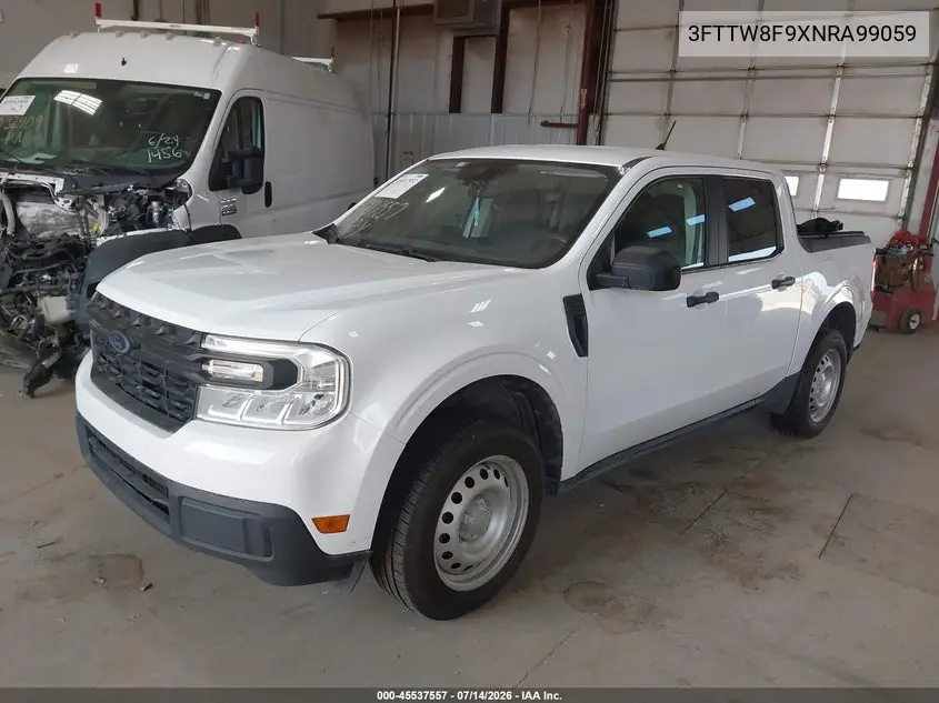 2022 Ford Maverick Lariat/Xl/Xlt VIN: 3FTTW8F9XNRA99059 Lot: 45537557