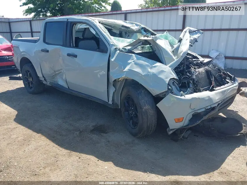 2022 Ford Maverick Xlt VIN: 3FTTW8F93NRA50267 Lot: 45560875