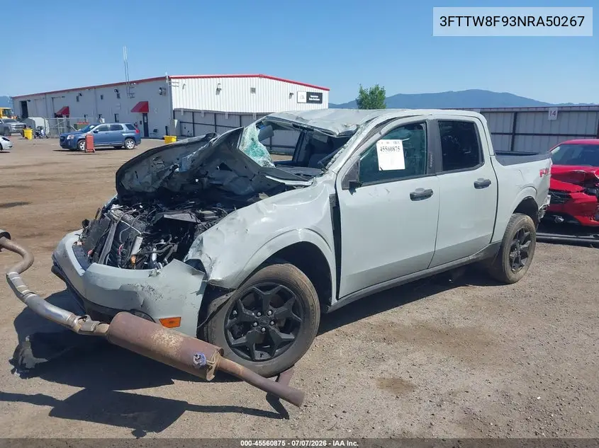 2022 Ford Maverick Xlt VIN: 3FTTW8F93NRA50267 Lot: 45560875