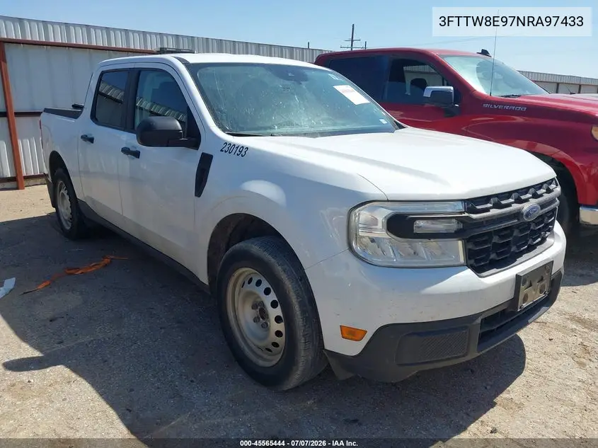 2022 Ford Maverick Lariat/Xl/Xlt VIN: 3FTTW8E97NRA97433 Lot: 45565444