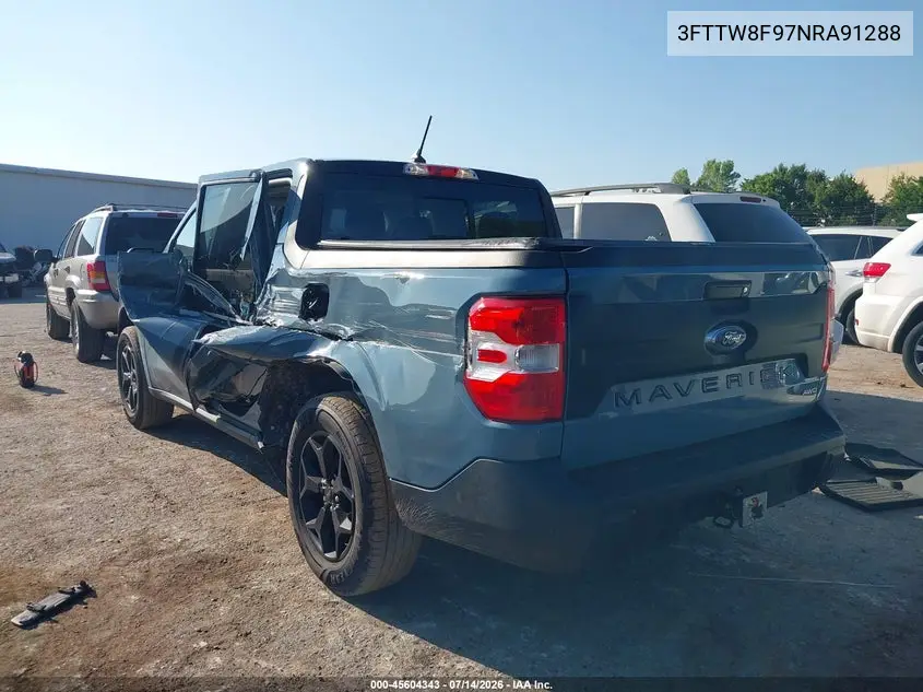 2022 Ford Maverick Lariat VIN: 3FTTW8F97NRA91288 Lot: 45604343