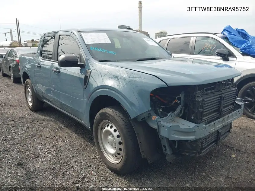 2022 Ford Maverick Lariat/Xl/Xlt VIN: 3FTTW8E38NRA95752 Lot: 45605982