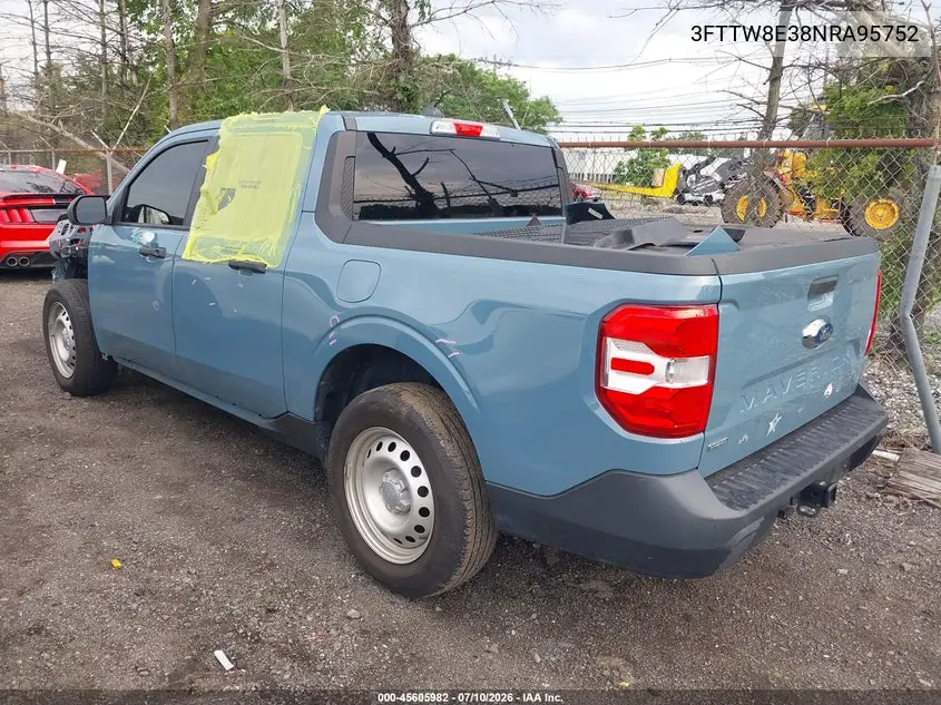 2022 Ford Maverick Lariat/Xl/Xlt VIN: 3FTTW8E38NRA95752 Lot: 45605982