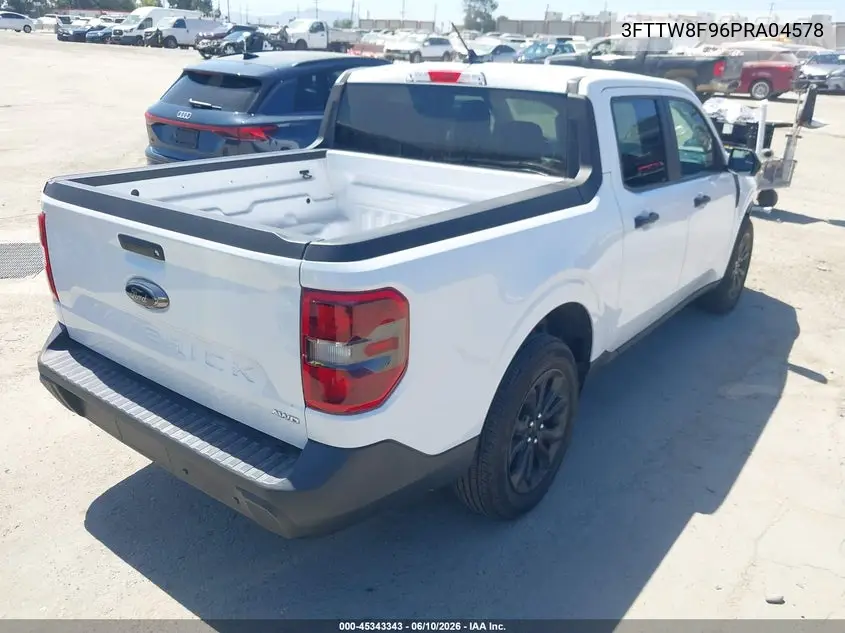 2023 Ford Maverick Xlt VIN: 3FTTW8F96PRA04578 Lot: 45343343
