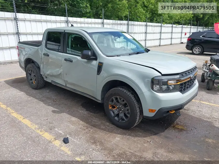 2023 Ford Maverick Lariat/Xlt VIN: 3FTTW8G94PRA79505 Lot: 45366067