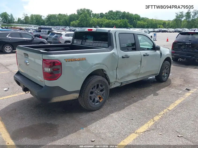 2023 Ford Maverick Lariat/Xlt VIN: 3FTTW8G94PRA79505 Lot: 45366067
