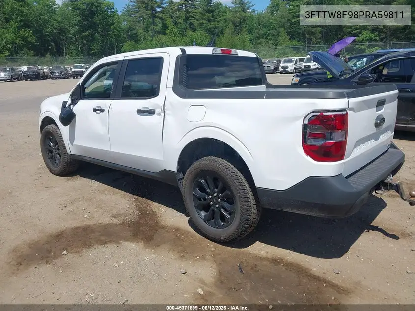 2023 Ford Maverick Xlt VIN: 3FTTW8F98PRA59811 Lot: 45371899