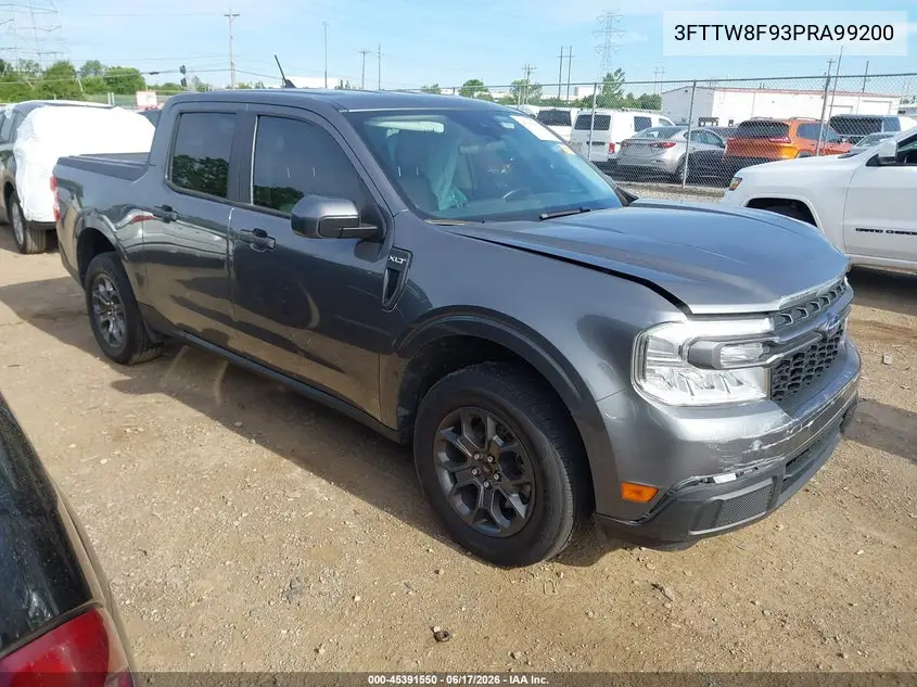 2023 Ford Maverick Xlt VIN: 3FTTW8F93PRA99200 Lot: 45391550