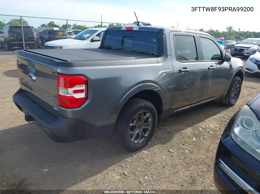 2023 Ford Maverick Xlt VIN: 3FTTW8F93PRA99200 Lot: 45391550