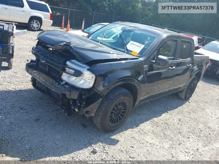 2023 Ford Maverick Xl VIN: 3FTTW8E33PRA57378 Lot: 45533454