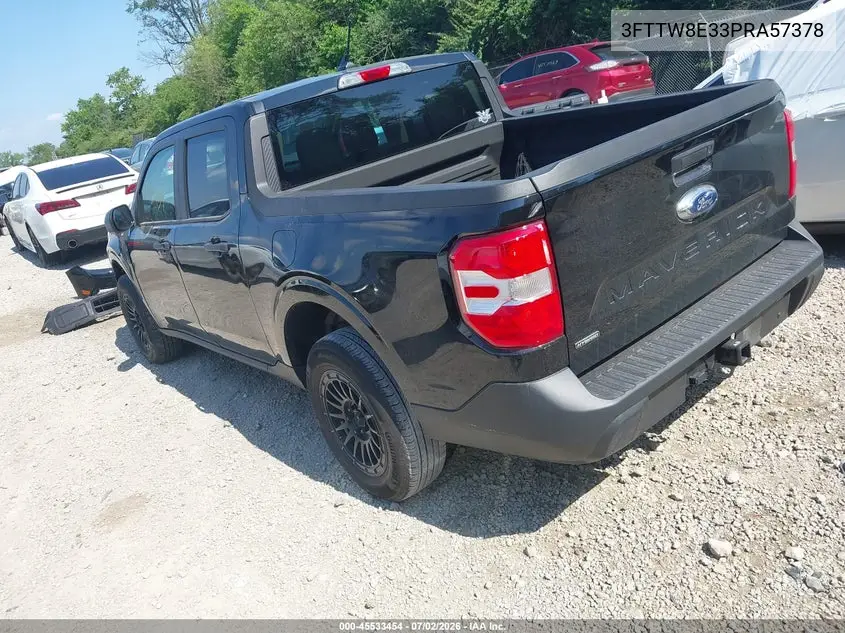 2023 Ford Maverick Xl VIN: 3FTTW8E33PRA57378 Lot: 45533454