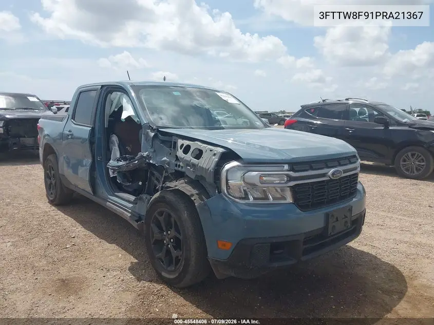 2023 Ford Maverick Lariat VIN: 3FTTW8F91PRA21367 Lot: 45548406