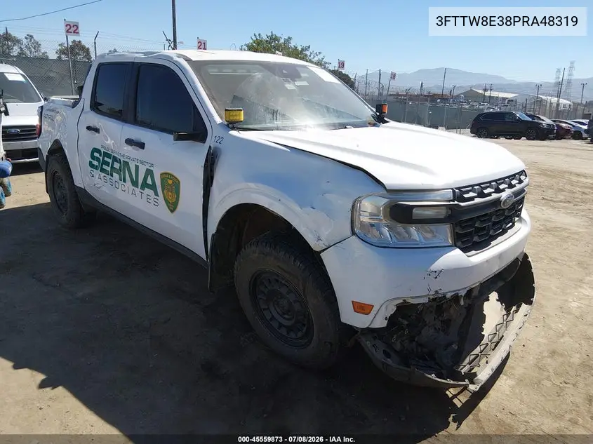 2023 Ford Maverick Xl VIN: 3FTTW8E38PRA48319 Lot: 45559873