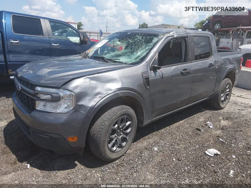 2023 Ford Maverick Xlt VIN: 3FTTW8E39PRA33604 Lot: 45564224