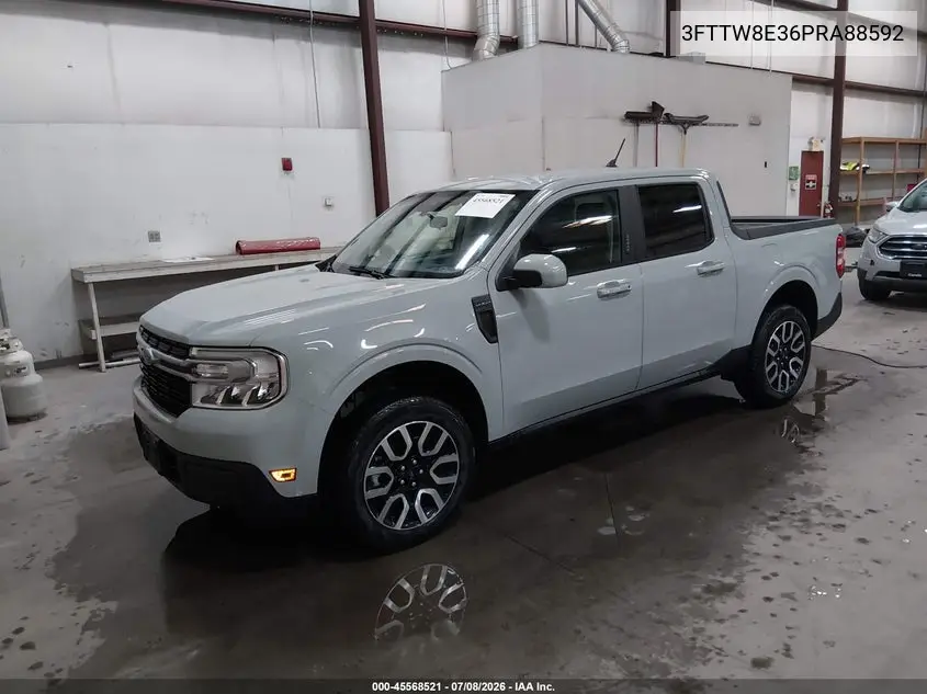2023 Ford Maverick Lariat VIN: 3FTTW8E36PRA88592 Lot: 45568521
