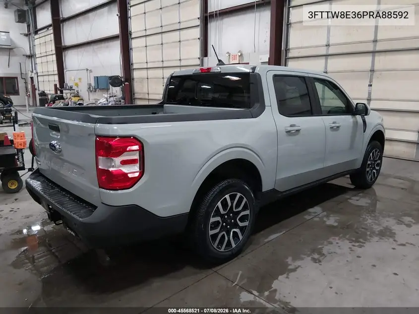 2023 Ford Maverick Lariat VIN: 3FTTW8E36PRA88592 Lot: 45568521
