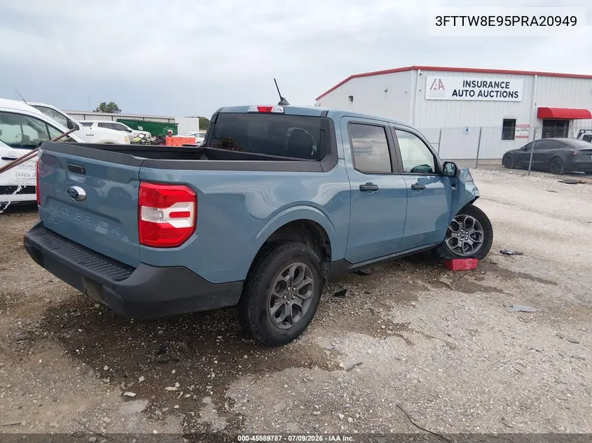 2023 Ford Maverick Xlt VIN: 3FTTW8E95PRA20949 Lot: 45589787