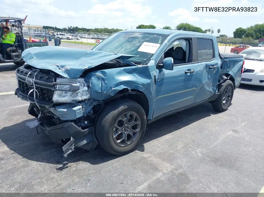 2023 Ford Maverick Xlt VIN: 3FTTW8E32PRA93823 Lot: 45617493