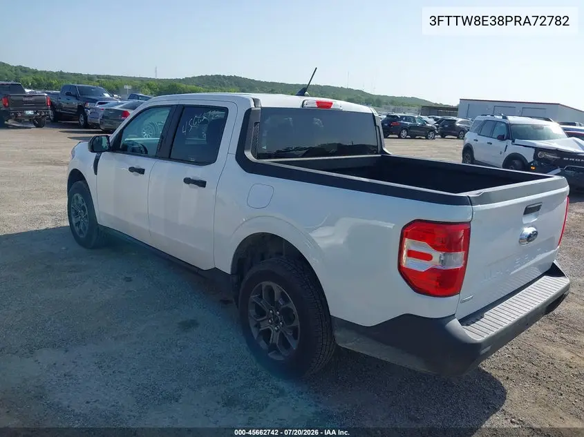 2023 Ford Maverick Xlt VIN: 3FTTW8E38PRA72782 Lot: 45662742