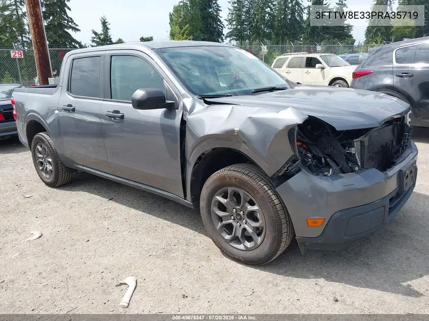 2023 Ford Maverick Xlt VIN: 3FTTW8E33PRA35719 Lot: 45676347