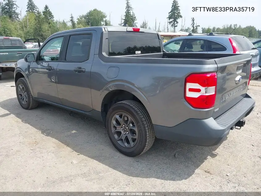 2023 Ford Maverick Xlt VIN: 3FTTW8E33PRA35719 Lot: 45676347